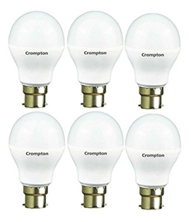 India Desire : Buy Crompton 7WDF-CDL-BI 7-Watt B22 Base LED Bulb (Pack of 4, Cool Day Light) at Rs. 270 from Amazon